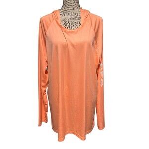 Columbia PFG Hoodie Active Top Plus 2X Outdoors Casual Hiking Coastal Grandma